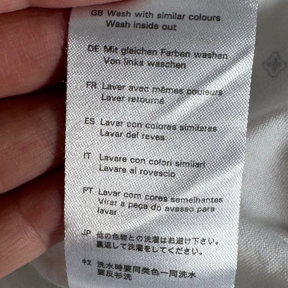 Scotch Soda Amsterdam Blauw White Cotton X Print Button Down Slim Fit Sz XL - Picture 8 of 11